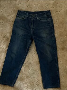 Kirkland Signature Men's Dark Blue Relaxed Fit Jeans 34 X 30